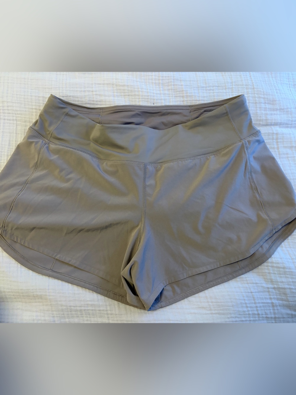 Lululemon Speed Up High-Rise Lined Short 4” Riverstone Size 4